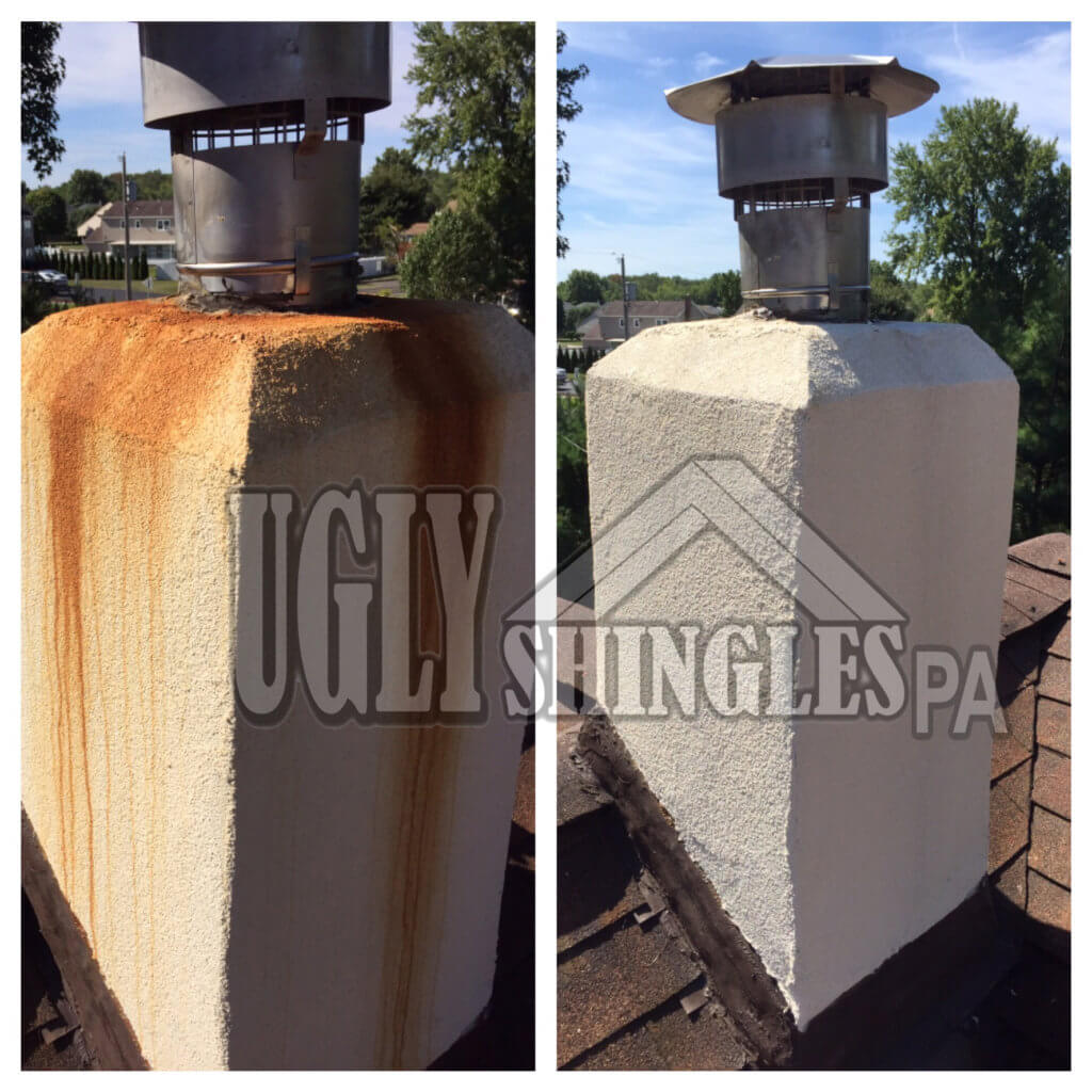 ugly shingles pa rust cleaning